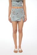 Ocean Mist Mini Skirt