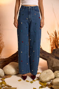 Crystal Studded Denim Jeans | The Clothing Factory at Broadway