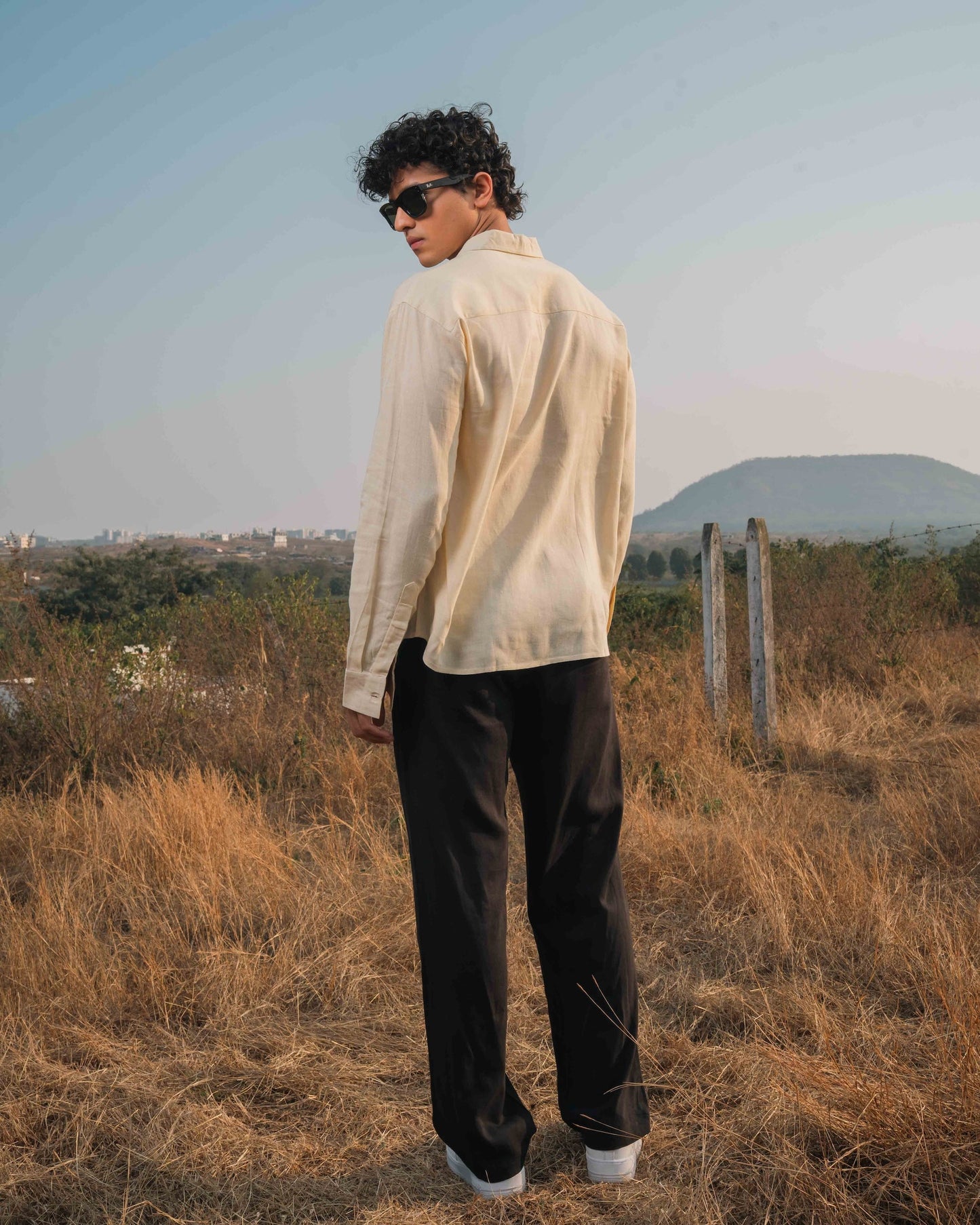 Tequilla Sunrise Full Sleeve Linen Shirt