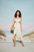 Fringe Lace Wrap Skirt