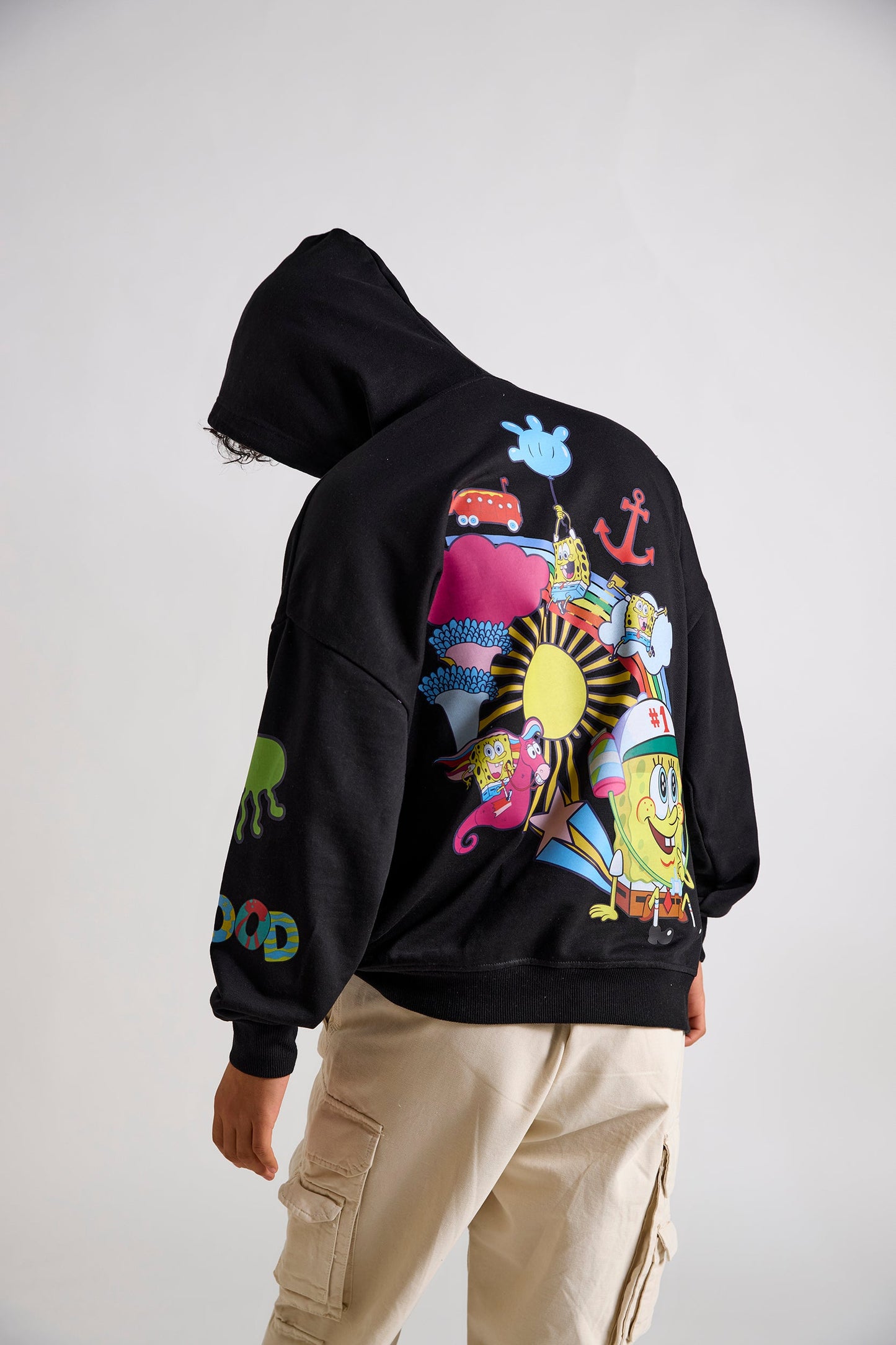 Spongebob:Good Mood Oversized Hoodie