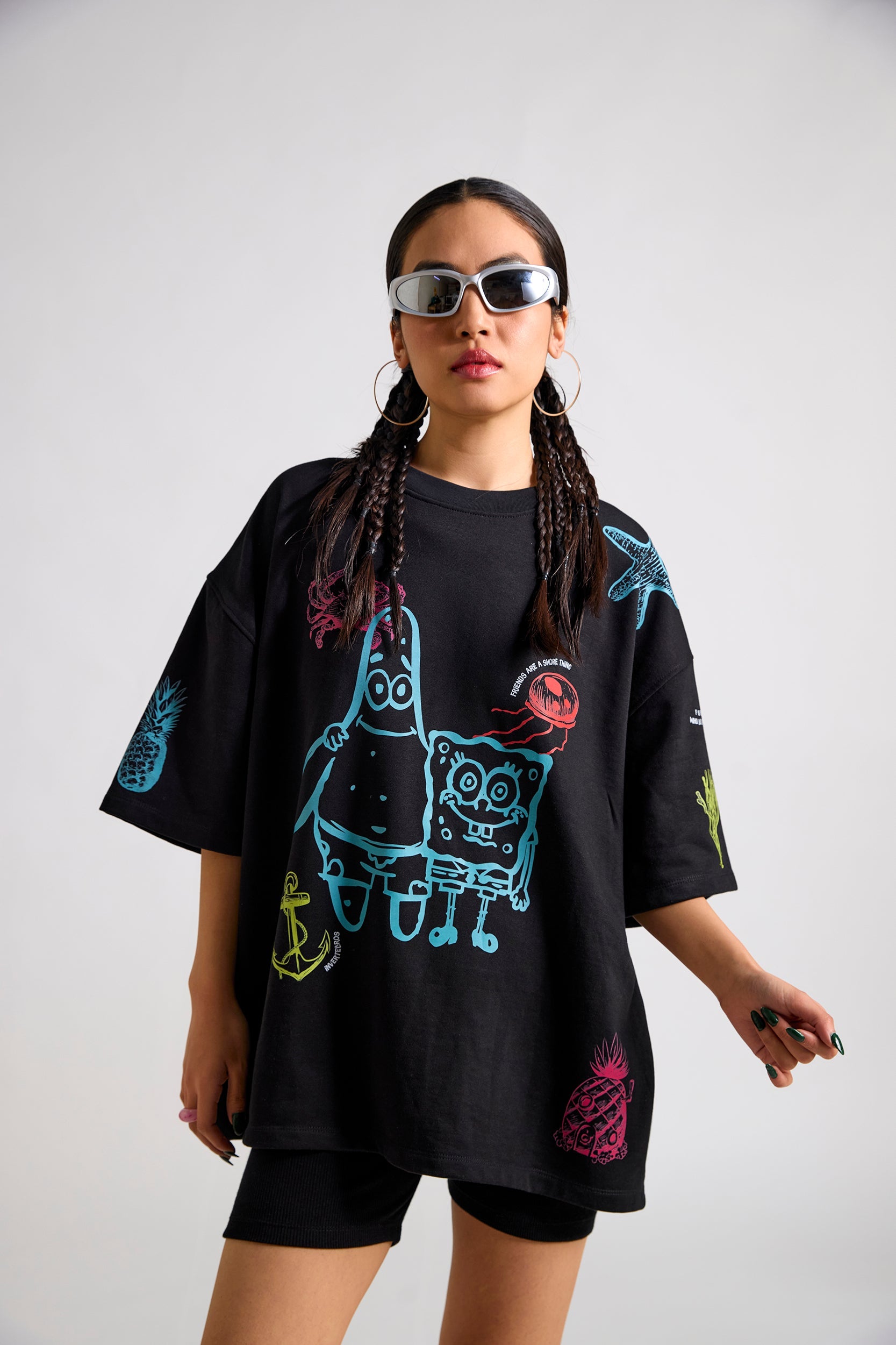 Spongebob:Best Day Ever Oversized T-shirt | The Clothing Factory at Broadway