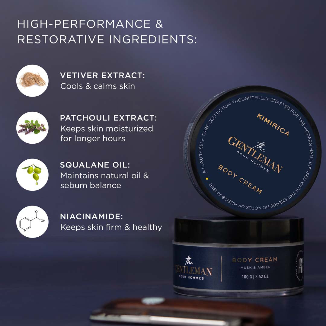 The Gentleman Niacinamide Body Cream 100gm