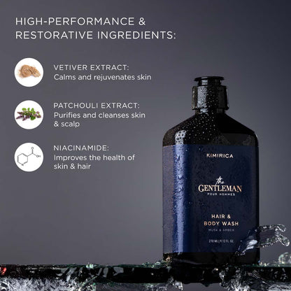 The Gentleman Niacinamide Hair & Body Wash 270ml