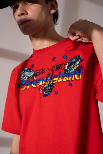 TOKYO INFERNO T-SHIRT - RED