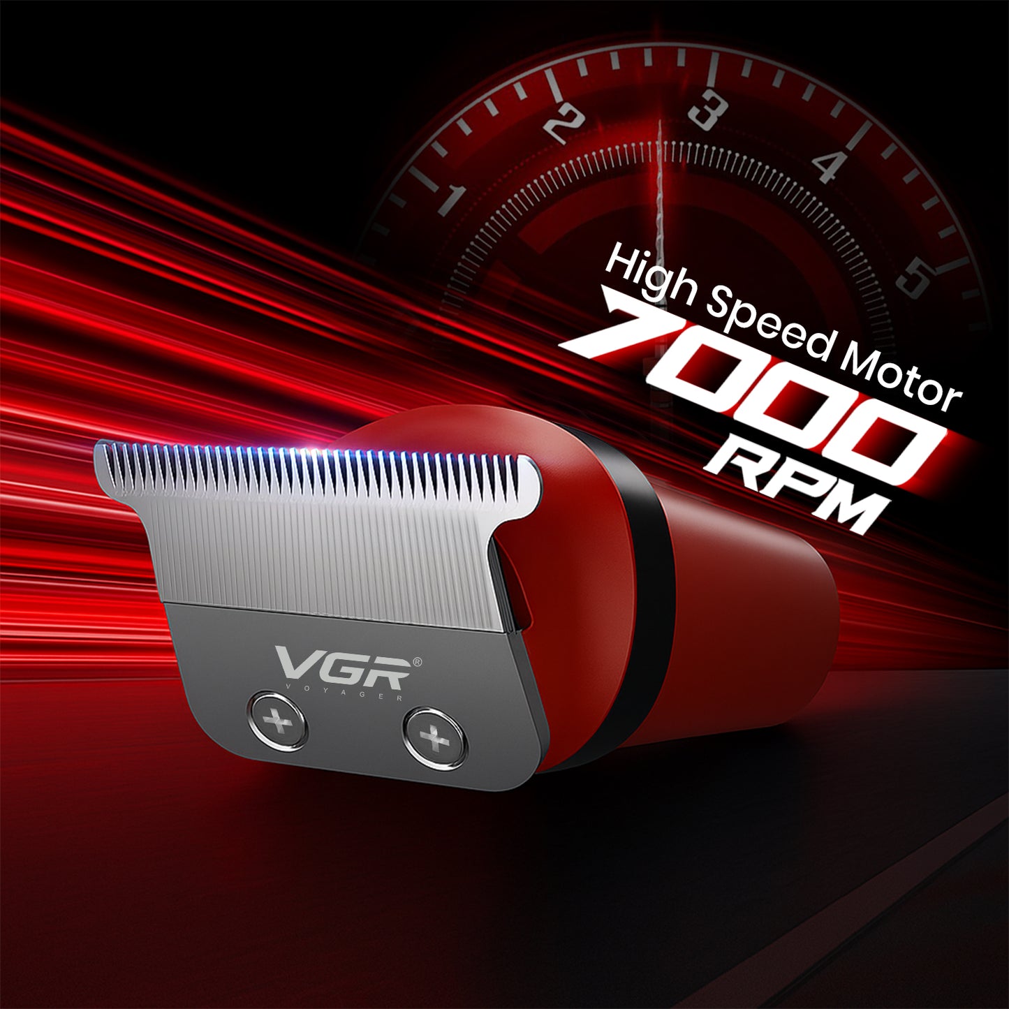 VGR Rosso Hair Trimmer