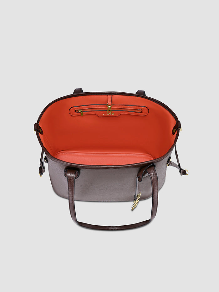 Two Faced Reversible Tote Bag - Zipper