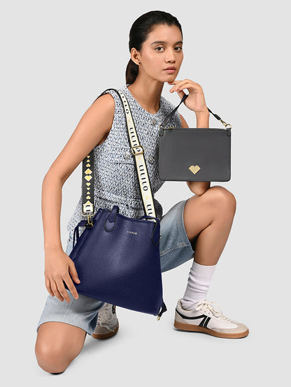 Two Faced Reversible Tote Bag - Pouch