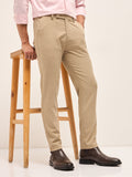Men's Striped Slim Fit Formal Trouser | Bear House at Broadway