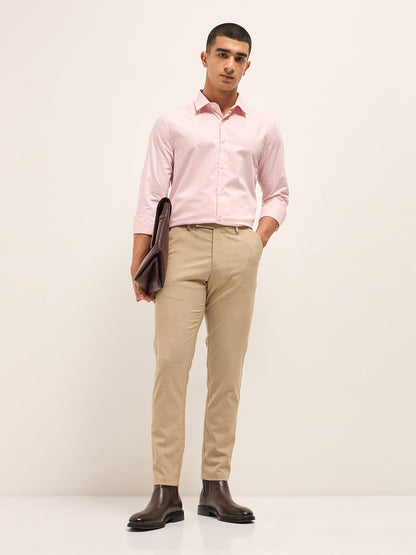 Men's Striped Slim Fit Formal Trouser TRO-MOON-BG