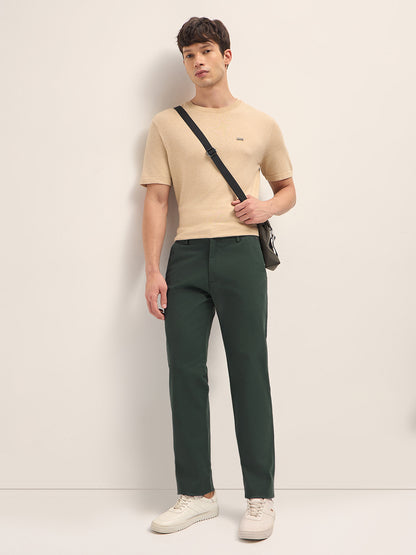 Men Solid Cotton Smart Fit Casual Trouser TRO-NAIRO-TL