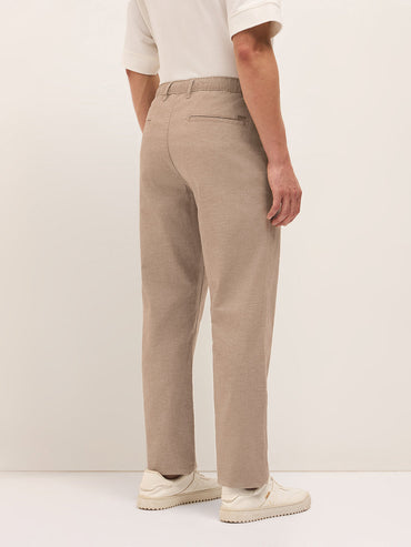 Men Mid Rise Solid Straight Fit Casual Trousers TRO-SHANG-BR