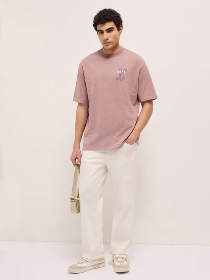 Men Pure Cotton Oversize Fit Crew Neck T-Shirt TSH-BOX-PK