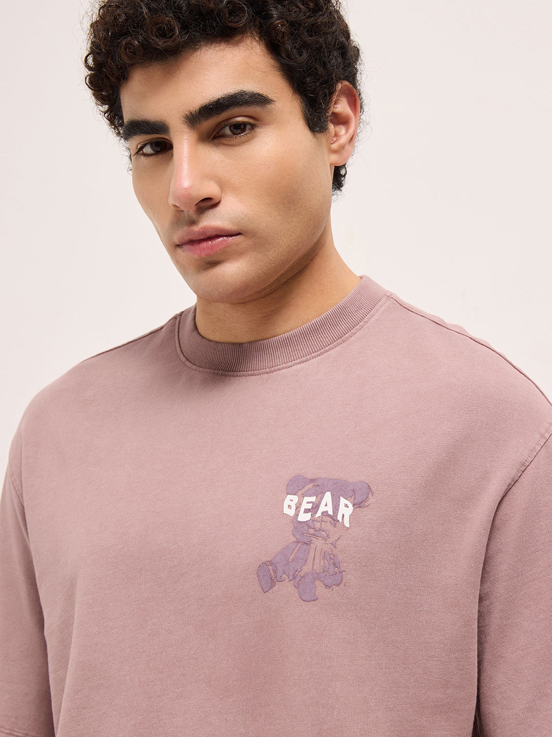 Men Pure Cotton Oversize Fit Crew Neck T-Shirt TSH-BOX-PK