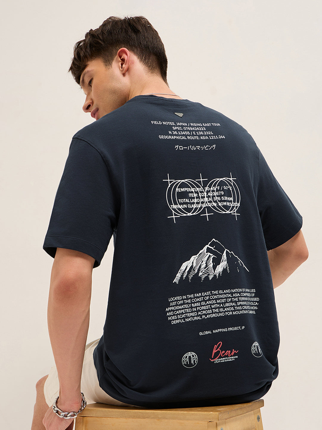 Men Pure Cotton Relax Fit Crew Neck T-Shirt TSH-MIGO-BL