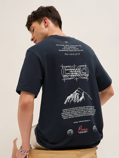 Men Pure Cotton Relax Fit Crew Neck T-Shirt TSH-MIGO-BL