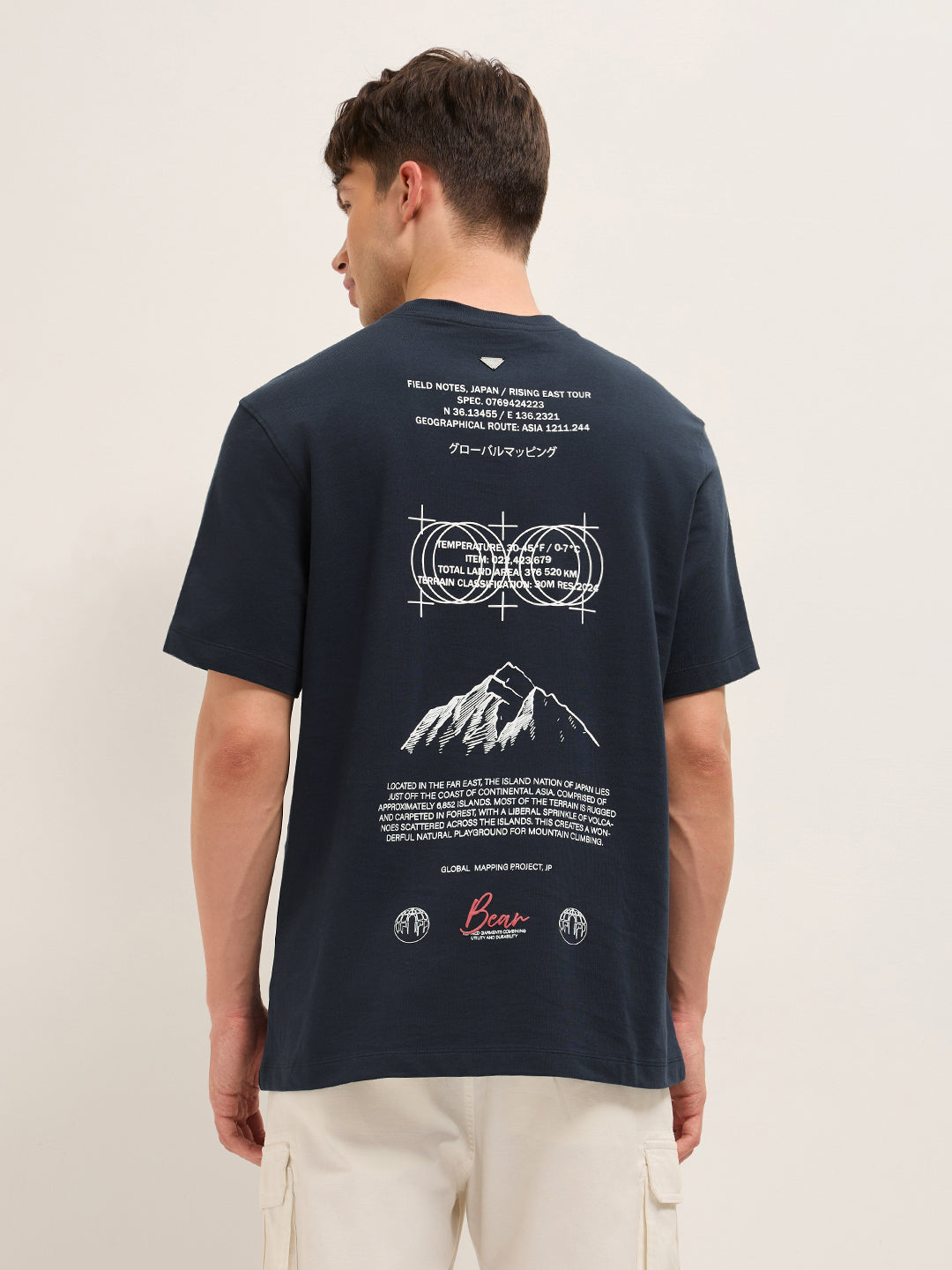 Men Pure Cotton Relax Fit Crew Neck T-Shirt TSH-MIGO-BL