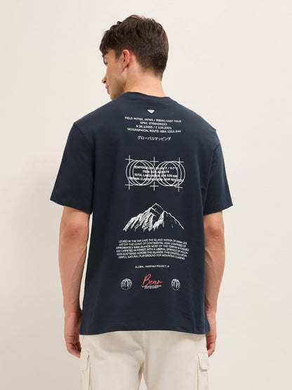 Men Pure Cotton Relax Fit Crew Neck T-Shirt TSH-MIGO-BL