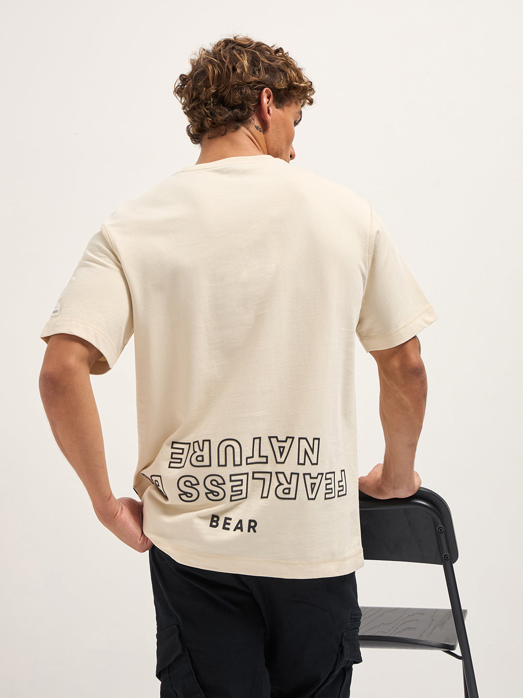 Men's Pure Cotton Graphic Oversized T-Shirt TSH-STREET-CR