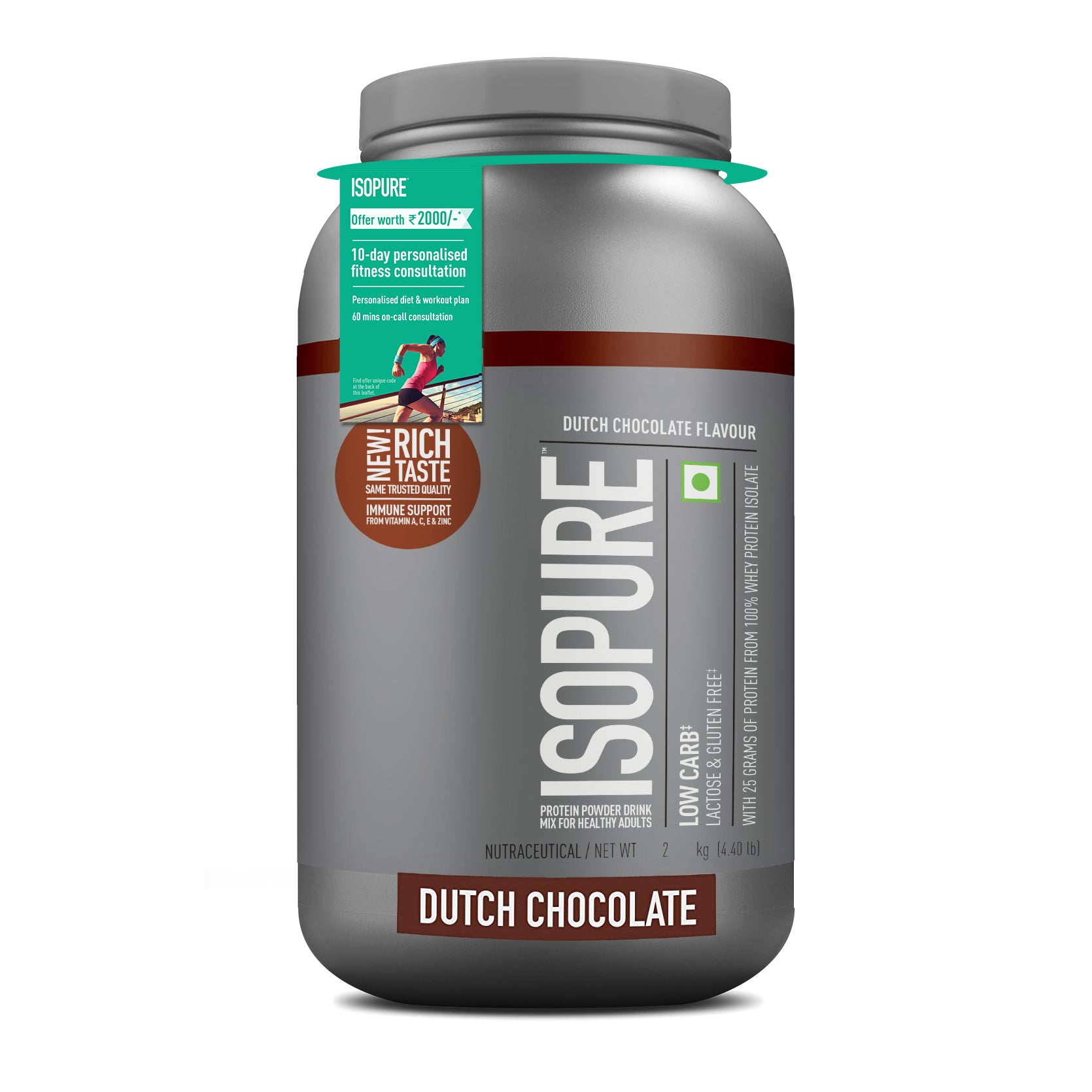 Isopure Low Carb Whey Protein Isolate Powder - Dutch Chocolate | ISOPURE at Broadway