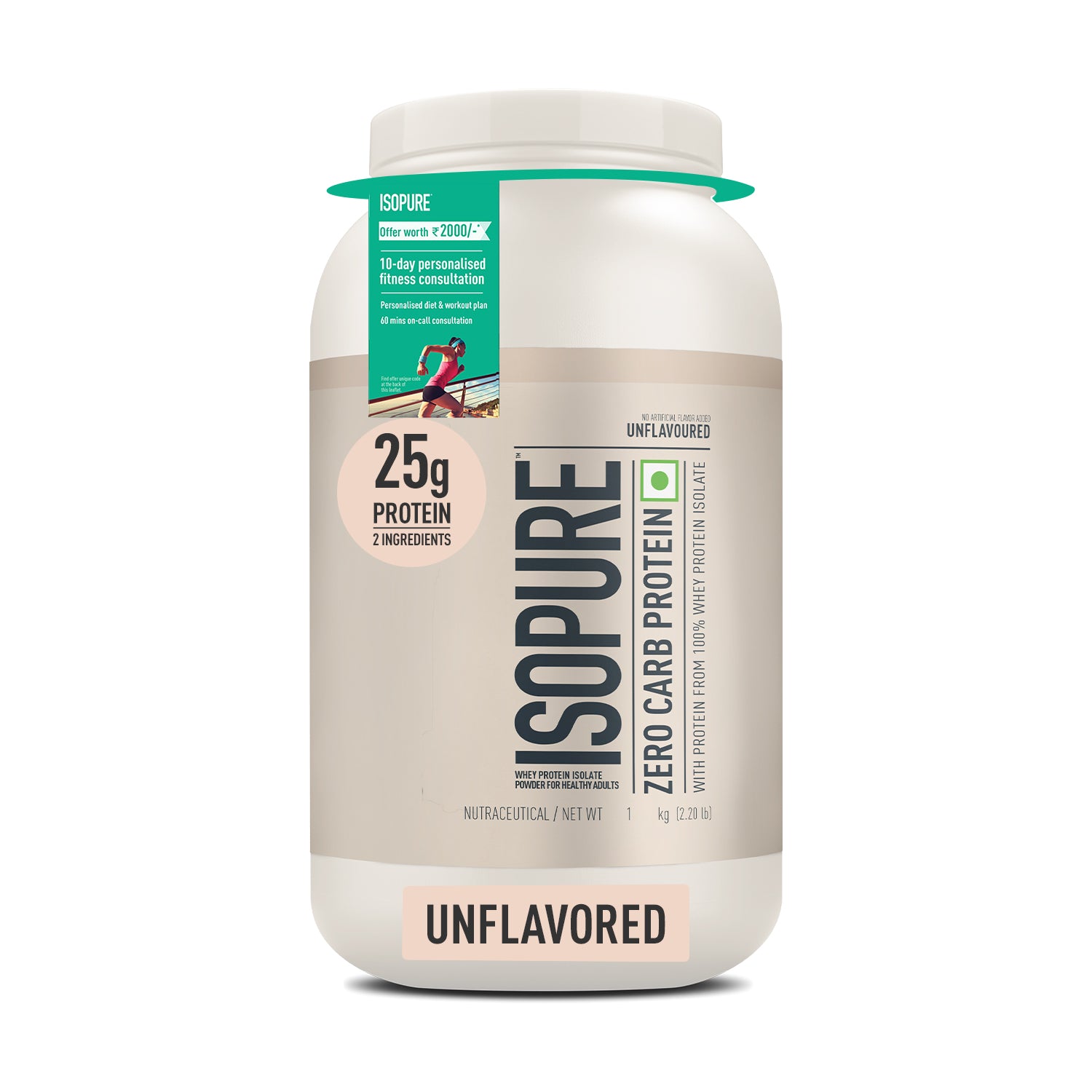 Isopure Zero Carb Protein 1 kg / 2.2 lbs - Unflavoured | ISOPURE at Broadway