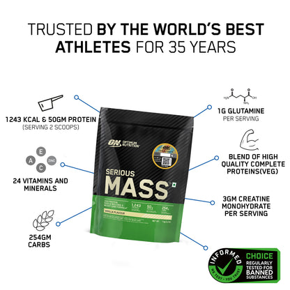 Serious Mass - Vanilla | OPTIMUM NUTRITION at Broadway