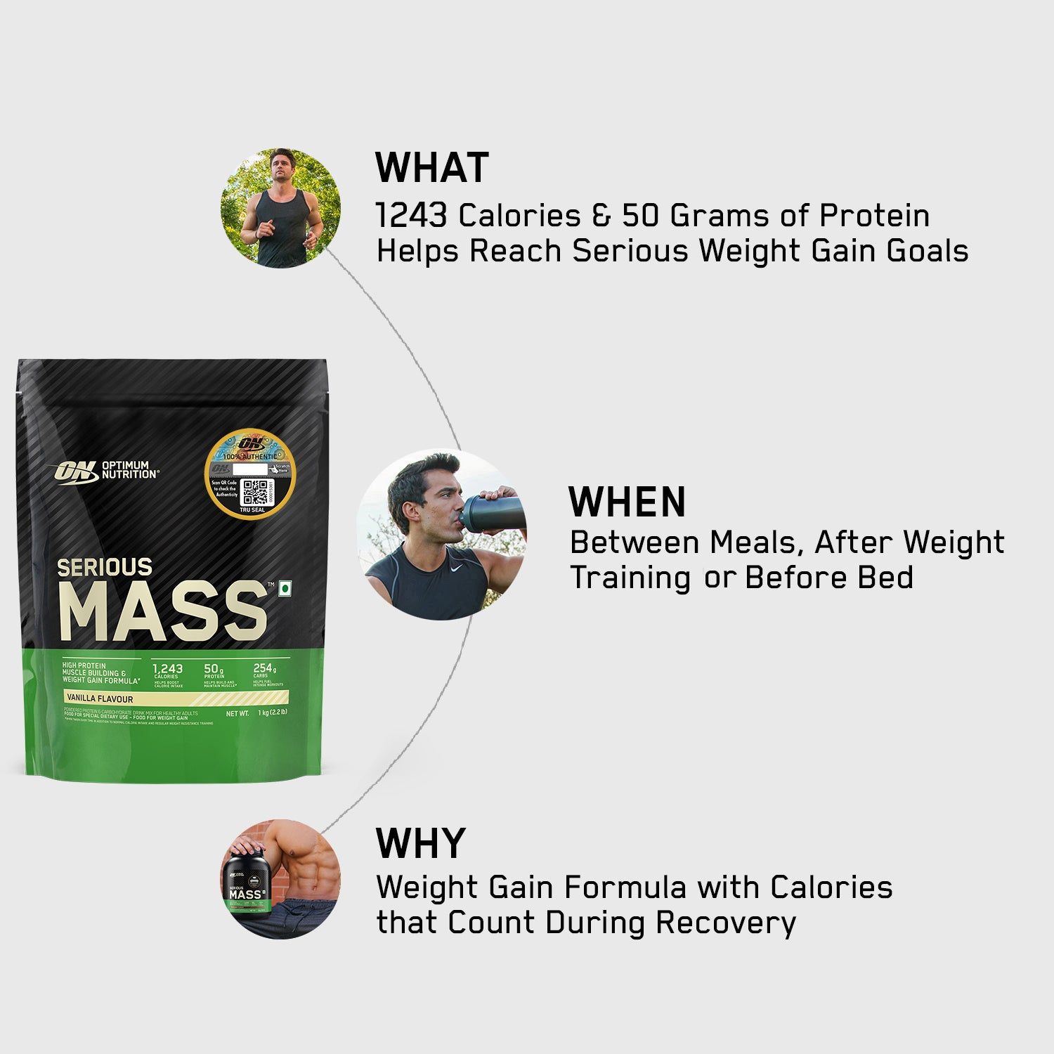 Serious Mass - Vanilla | OPTIMUM NUTRITION at Broadway