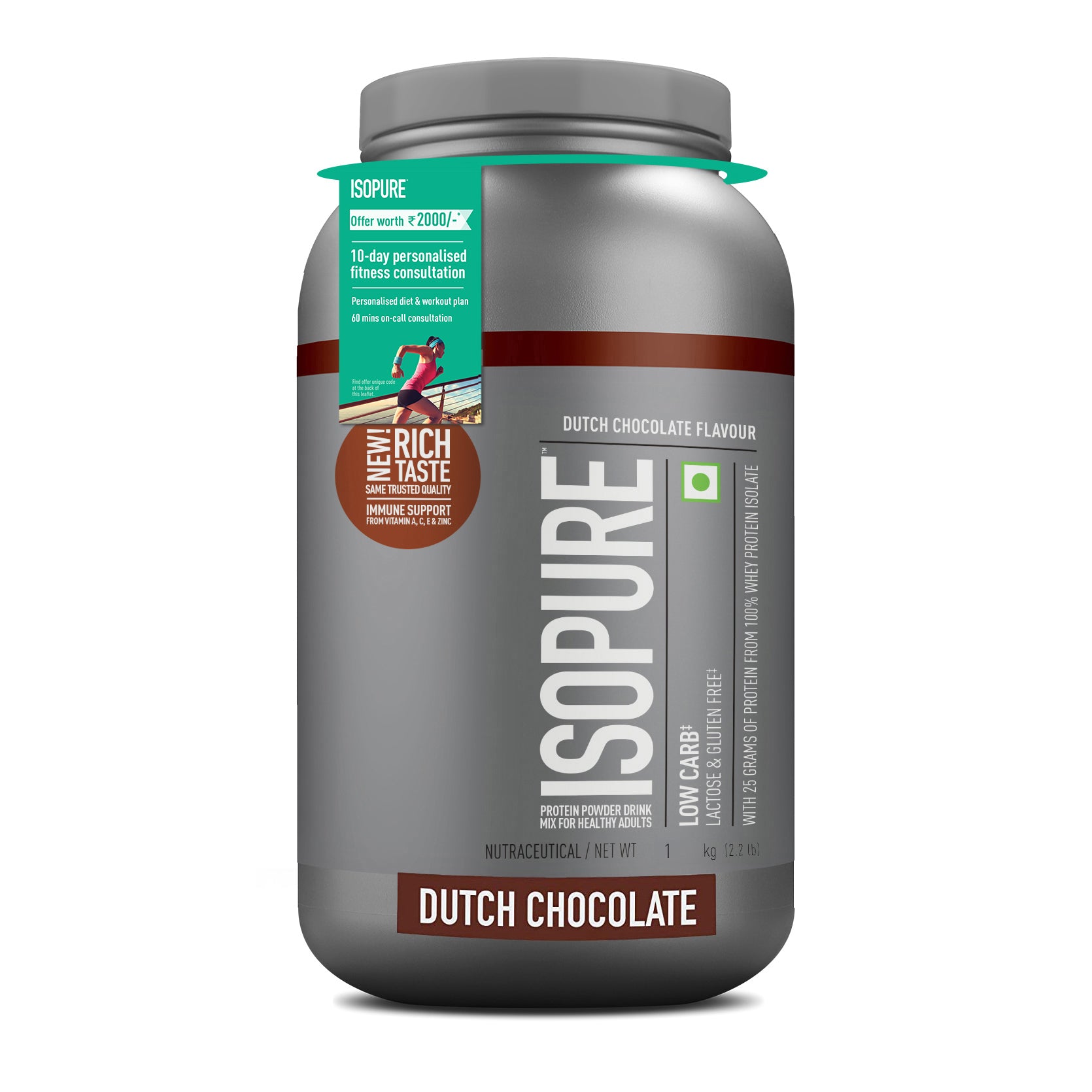 Isopure Low Carb Whey Protein Isolate Powder - Dutch Chocolate | ISOPURE at Broadway
