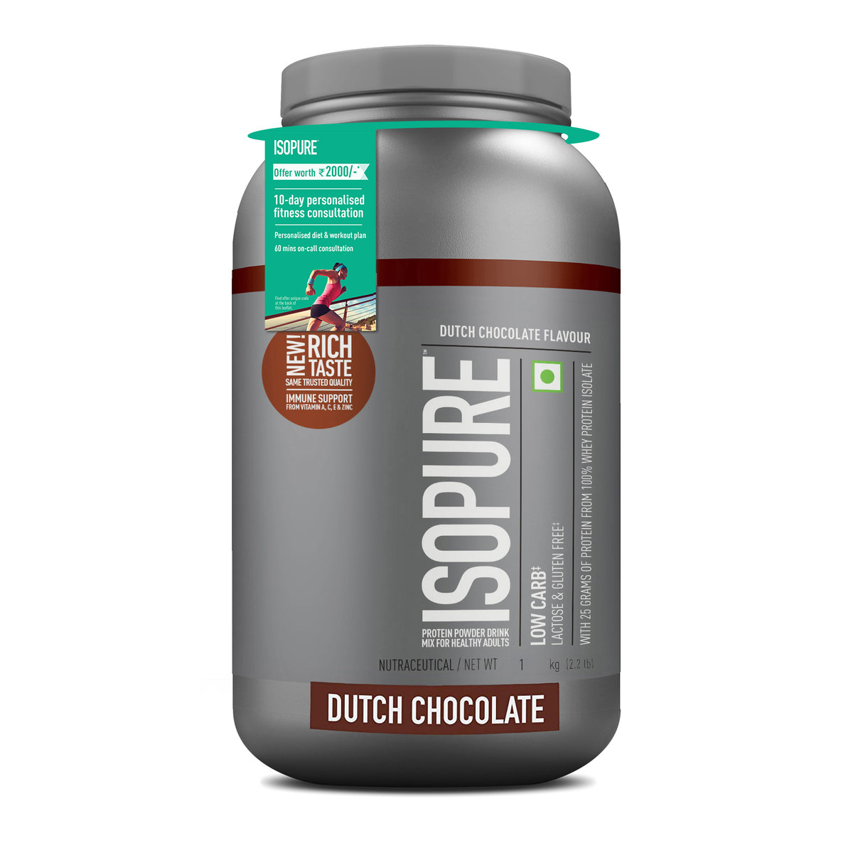 Isopure Low Carb Whey Protein Isolate Powder - Dutch Chocolate | ISOPURE at Broadway