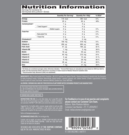 Isopure Whey Protein Isolate Powder with Vitamins for Immune Support - 2 kg (Cookies & Cream) | ISOPURE at Broadway