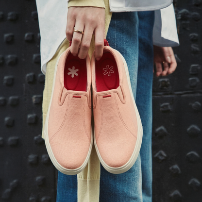 Enhanced Canvas Slip On Himalayan Pink