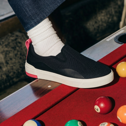 Enhanced Canvas Slip On Orca Black