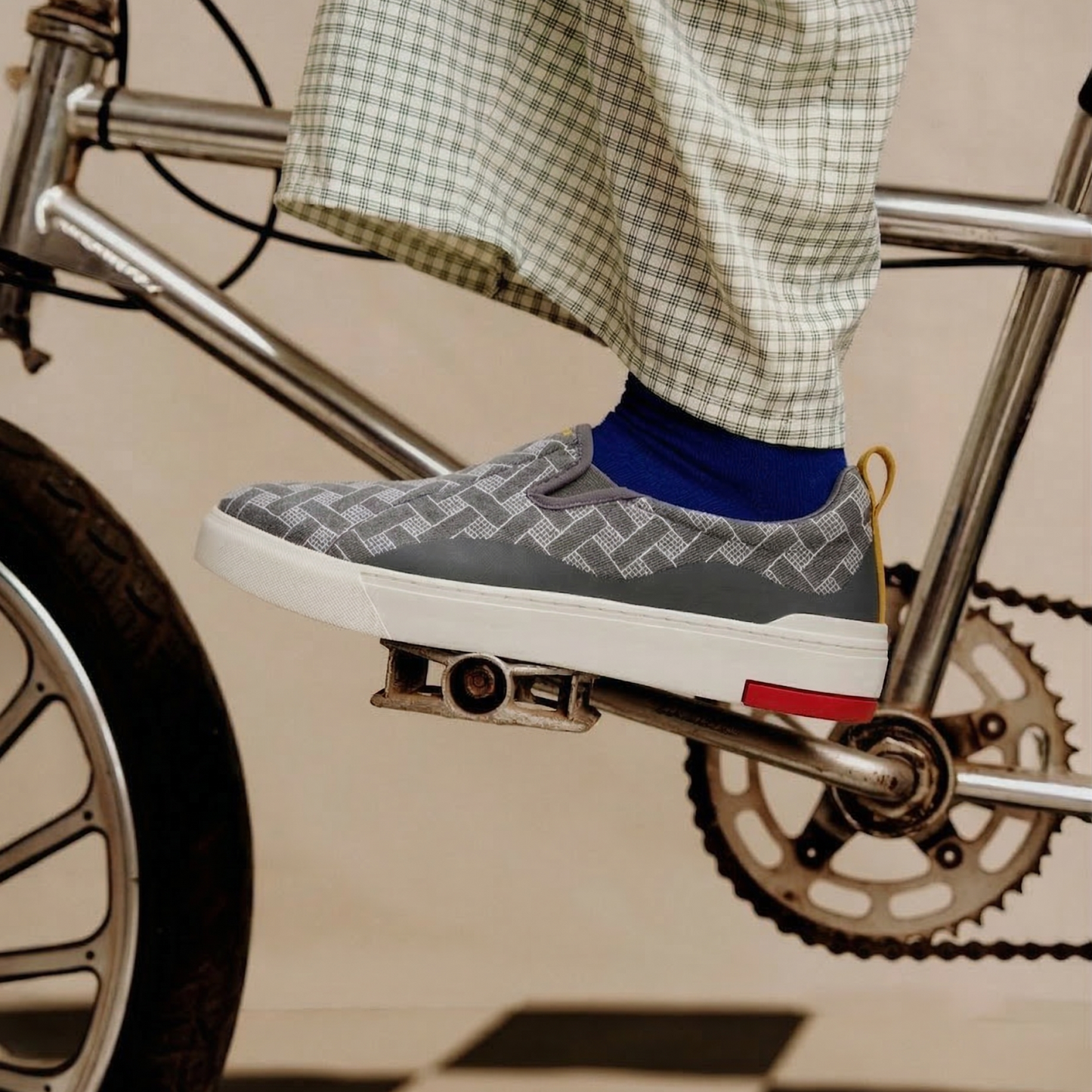 Enhanced Canvas Slip On Piscator Grey