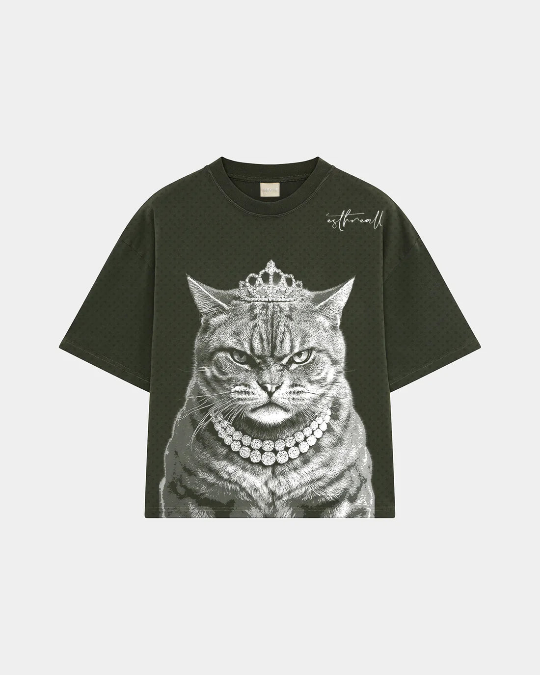 CaQueen Green Oversize Tee | Esthreall at Broadway