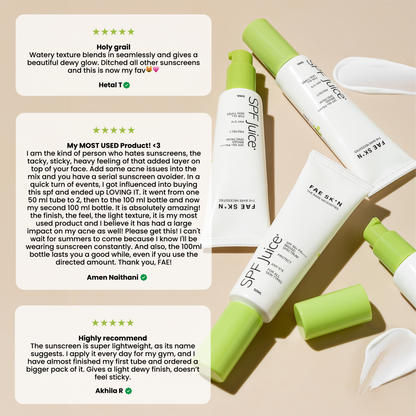 SPF Juice - 100ml - Hybrid, Broad-Spectrum Sunscreen