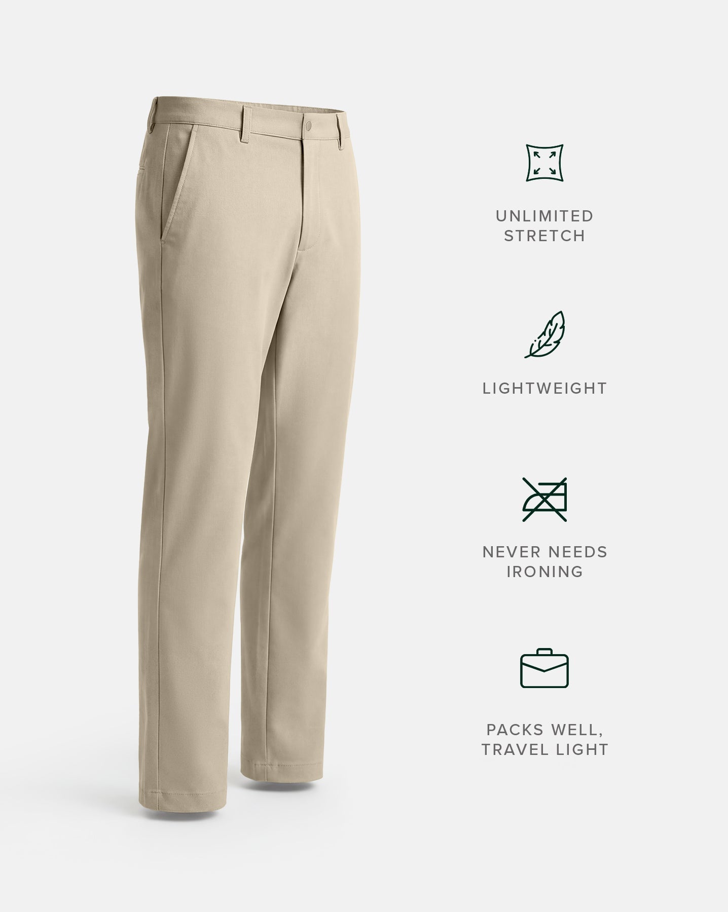 The 4 Way Stretch Pant Oakwood