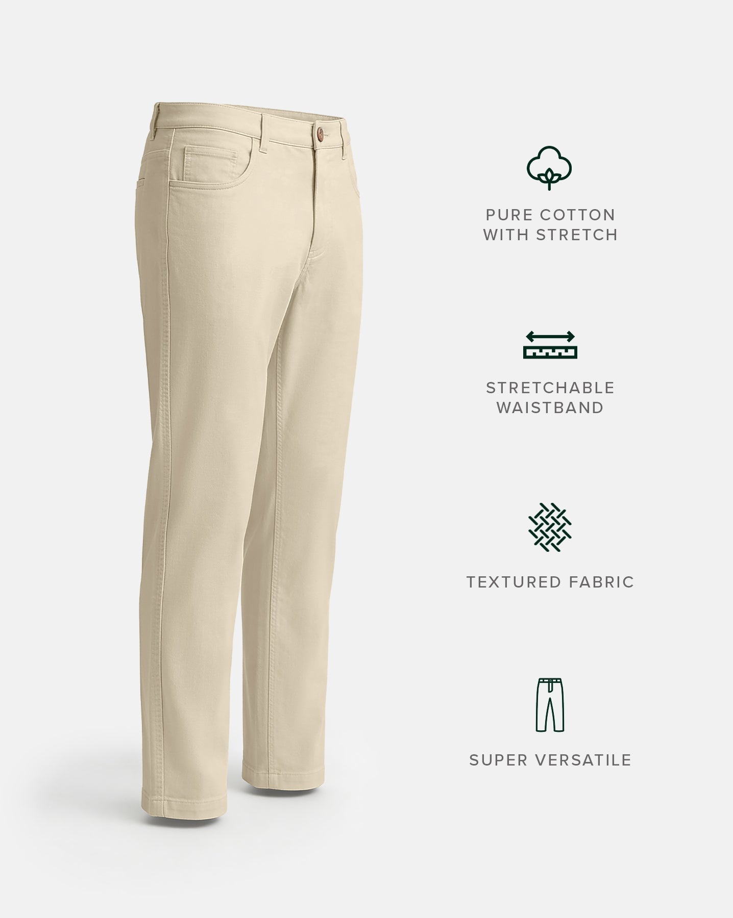 The 5 Pocket Dobby Pant Coastline