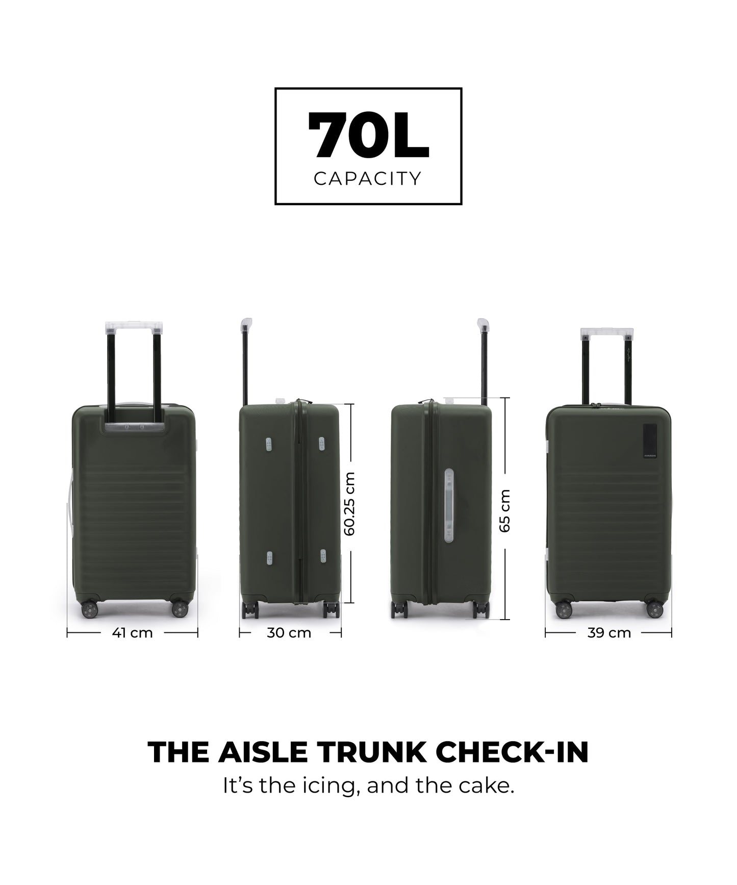 Aisle Trunk - Check-in - 70L