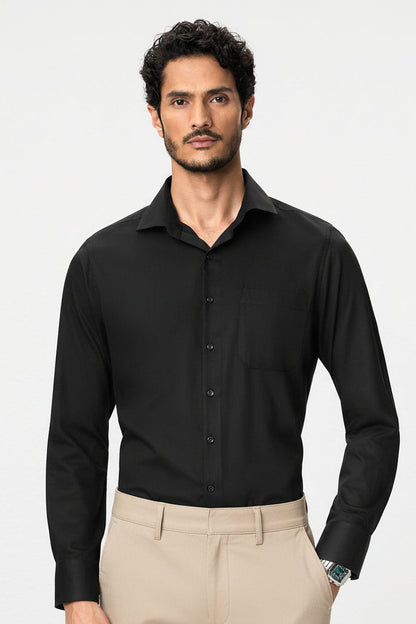 The Bamboo Dress Shirt Black