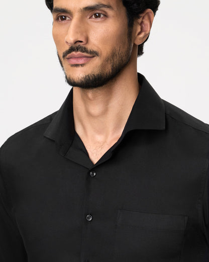 The Bamboo Dress Shirt Black