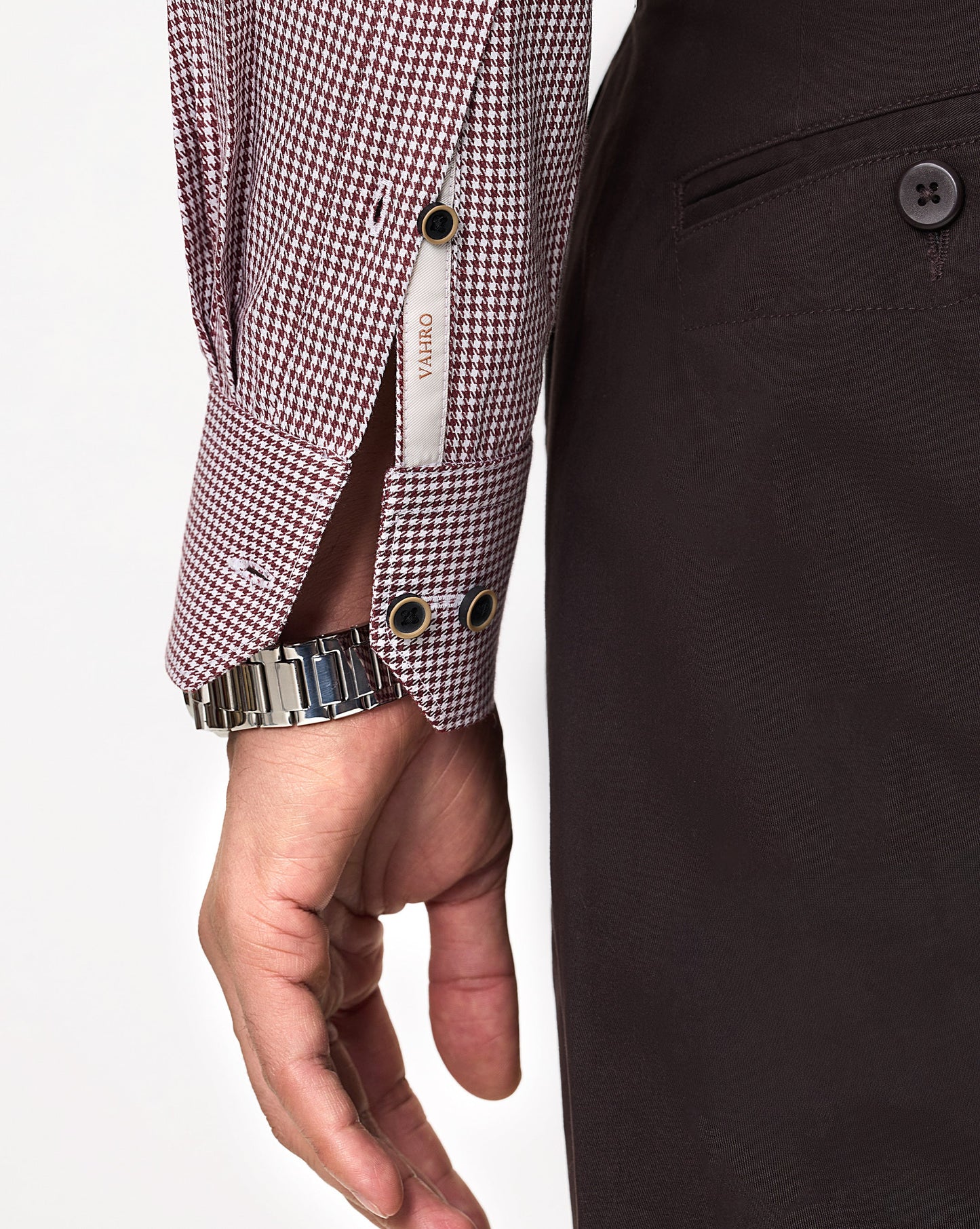 The Cardinal Houndstooth Dress Shirt