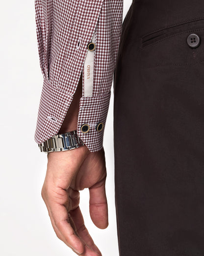 The Cardinal Houndstooth Dress Shirt