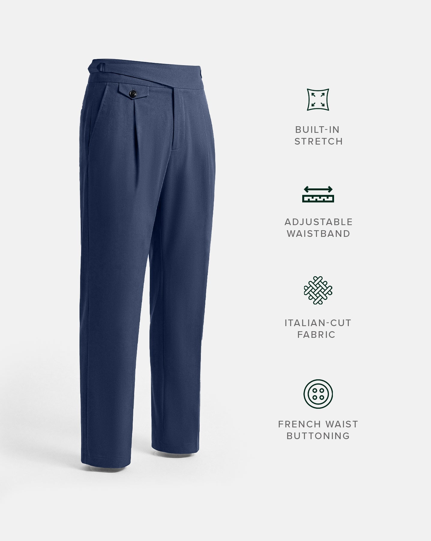 The Gurkha Runway Pant Ischia Island Blue