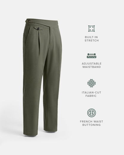 The Gurkha Runway Pant Toscano Green