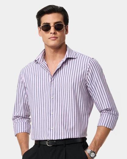 The Kingsley Stripes Twilight Dress Shirt