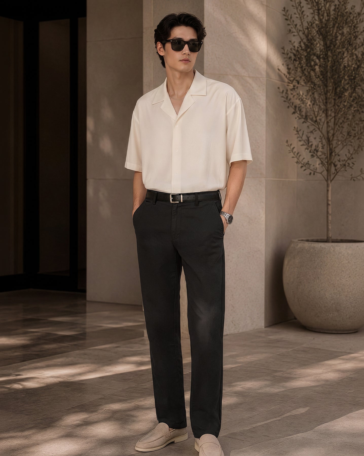 The No Brainer Pant Basque Brown