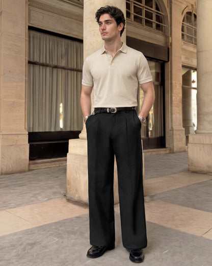 The Shark Skin Relaxed Pant Black