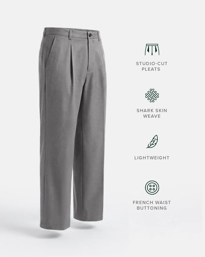 The Shark Skin Relaxed Pant Grey