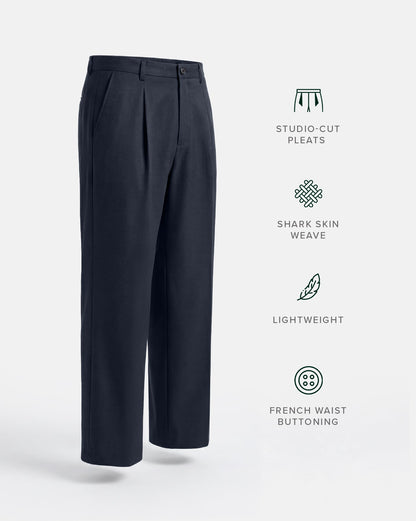 The Shark Skin Relaxed Pant Navy