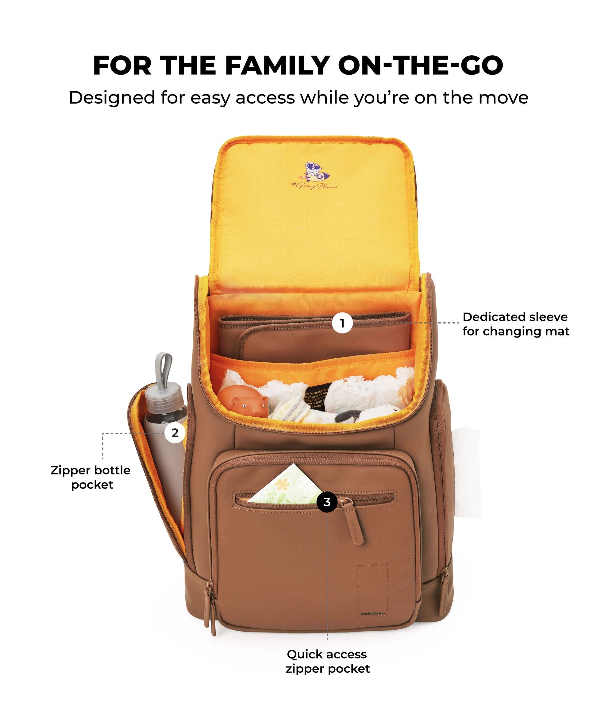 The Tinker Diaper Backpack - 23L | Mokobara at Broadway